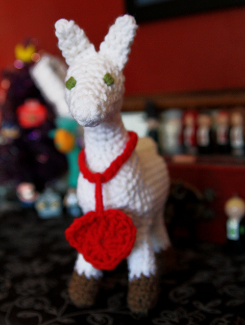 Paloma the Valentine's Llama