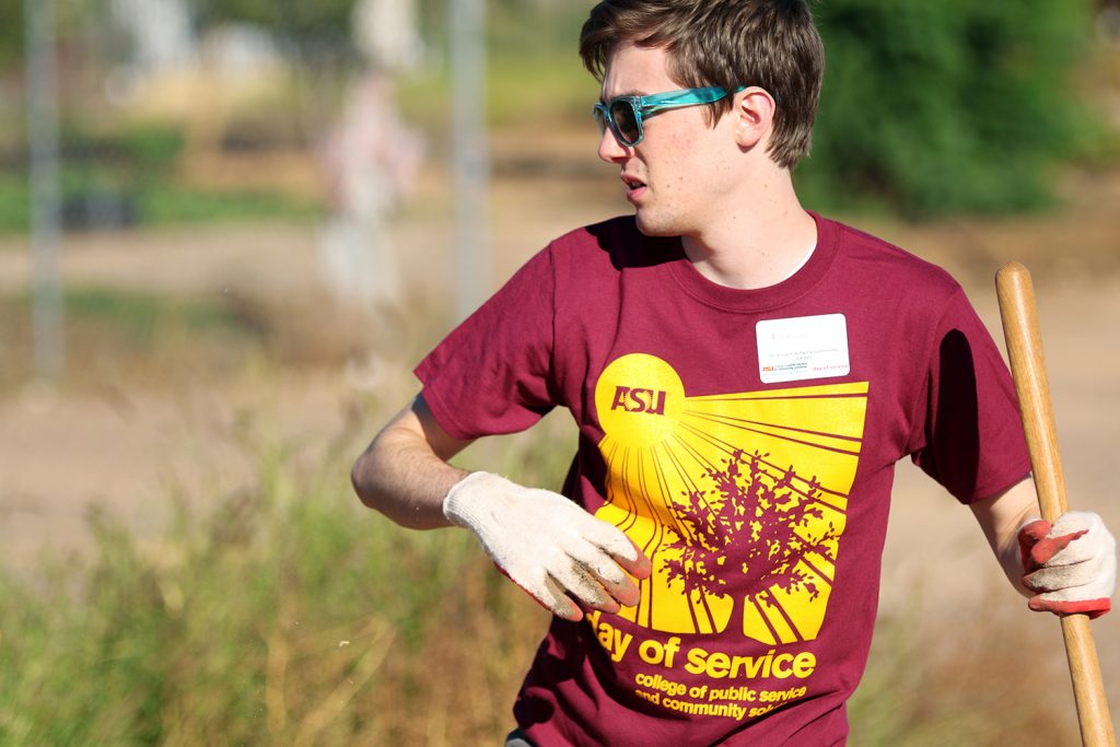 Arizona State University College of Public Service and Community Solutions Day of Service Fall 2015