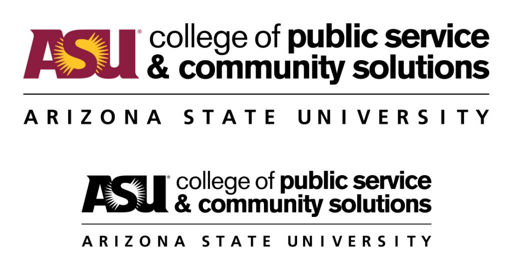 Arizona State University College of Public Service and Community Solutions Logo