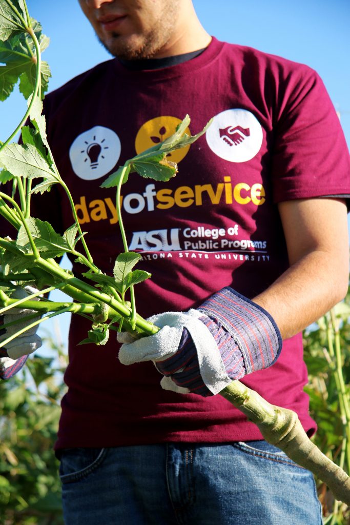Arizona State University College of Public Service and Community Solutions Day of Service Fall 2014