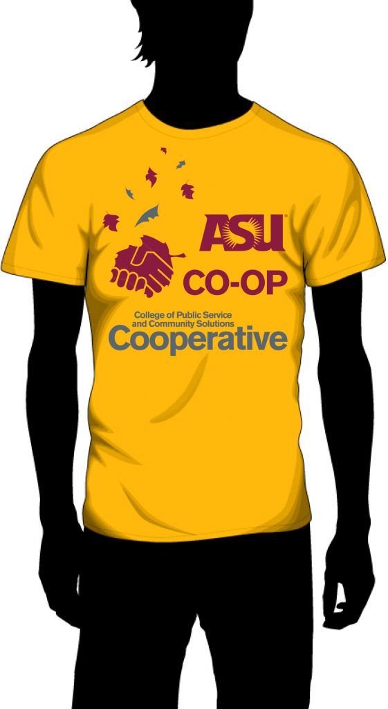 Arizona State University College of Public Service and Community Solutions Cooperative Fall Break T-Shirt