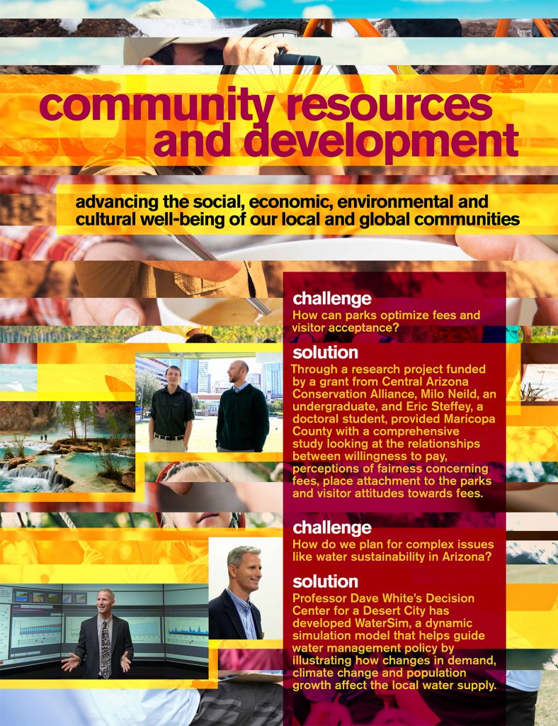 Arizona State University College of Public Service and Community Solutions Hallway Display (Panel 5)