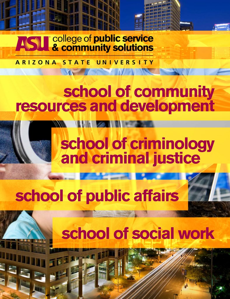 Arizona State University College of Public Service and Community Solutions Hallway Display (Panel 6)